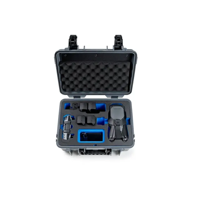 B&W 4000/DG/MAVIC3 custodia per drone con telecamera Valigetta ventiquattrore Grigio Polipropilene (PP) [4000/DG/MAVIC3]