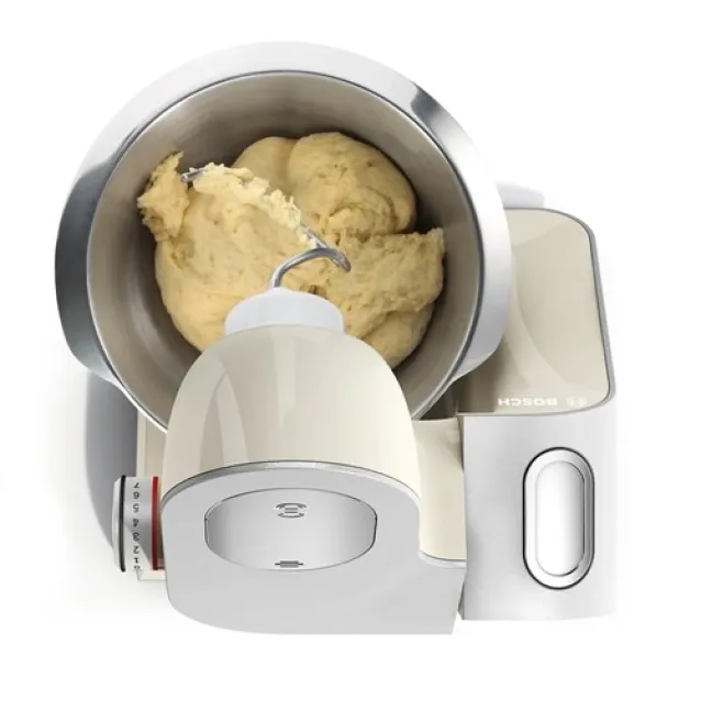 Bosch MUM58L20 robot da cucina 1000 W 3,9 L Grigio, Acciaio inossidabile, Bianco [MUM58L20]