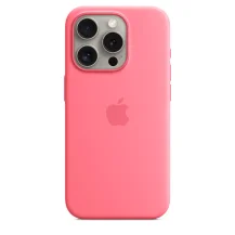 Custodia per smartphone Apple MagSafe in silicone iPhone 15 Pro - Rosa (Apple Back cover for mobile phone compatibility pink Pro) [MWNJ3ZM/A]