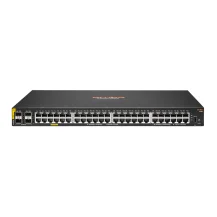 Hewlett Packard Enterprise Aruba 6100 48G Class4 PoE 4SFP+ 370W Managed L3 Gigabit Ethernet (10/100/1000) Power over Ethernet (PoE) 1U Black