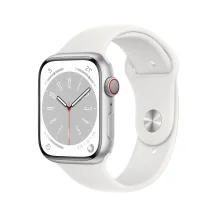 Smartwatch Apple Watch Series 8 OLED 45 mm Digitale 396 x 484 Pixel Touch screen 4G Argento Wi-Fi GPS (satellitare) [MP4J3FD/A]