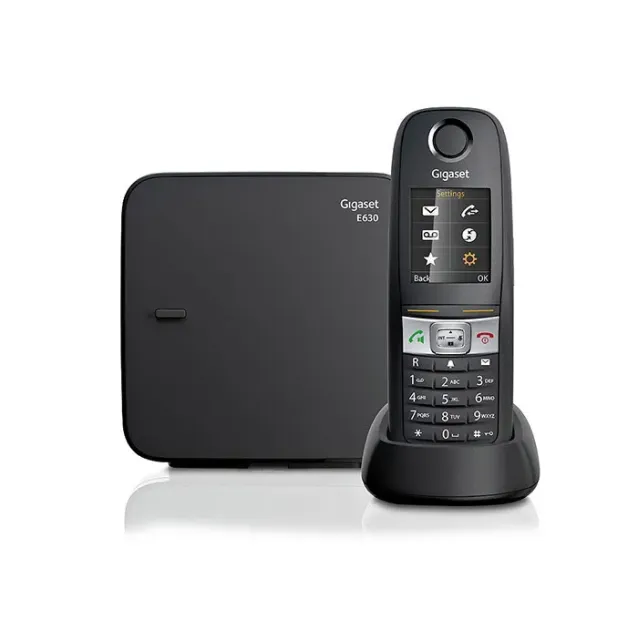 Gigaset E630 Telefono DECT Identificatore di chiamata Nero [S30852-H2503-D201]