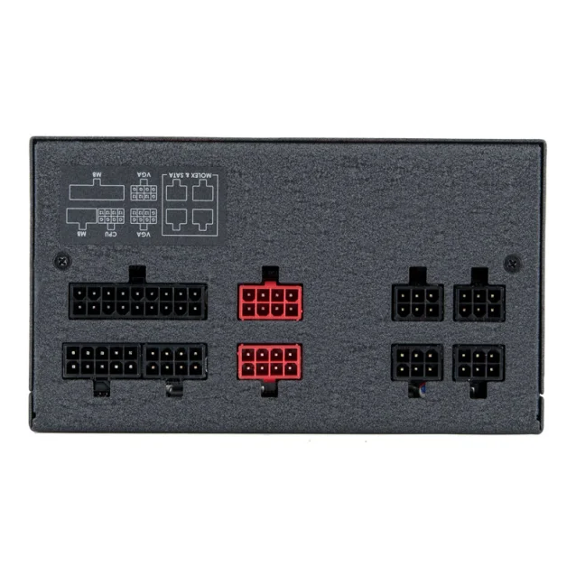Chieftec PowerPlay alimentatore per computer 750 W 20+4 pin ATX PS/2 Nero, Rosso [GPU-750FC]