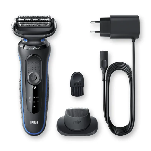 Sfera Ufficio - Rasoio elettrico Braun Series 5 50-B1200s Trimmer Blu  [81702850]