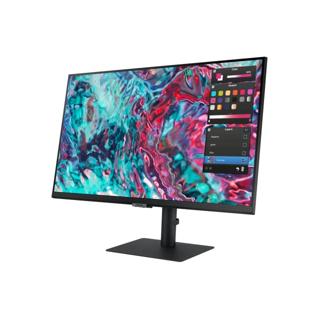 Samsung ViewFinity S80TB Monitor PC 68,6 cm [27] 3840 x 2160 Pixel 4K Ultra HD LED Nero (Samsung S8 S27B800TGU - Series monitor 27 UHD [2160p] @ 60 Hz IPS 350 cd/mÂ² 1000:1 HDR10 5 ms HDMI, 2xThunderbo [LS27B800TGUXXU]