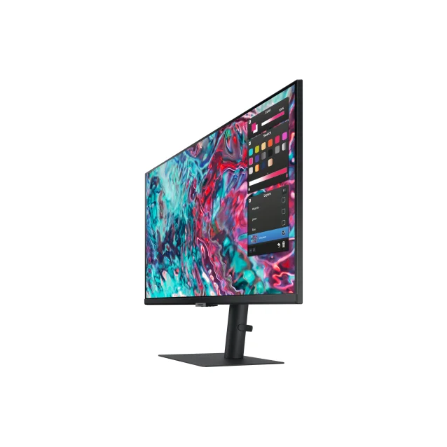 Samsung ViewFinity S80TB Monitor PC 68,6 cm [27] 3840 x 2160 Pixel 4K Ultra HD LED Nero (Samsung S8 S27B800TGU - Series monitor 27 UHD [2160p] @ 60 Hz IPS 350 cd/mÂ² 1000:1 HDR10 5 ms HDMI, 2xThunderbo [LS27B800TGUXXU]