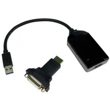 Cables Direct USB 3.0 to HDMI adattatore grafico 2048 x 1152 Pixel Nero (USB Adapter) [USB3-HDMI]