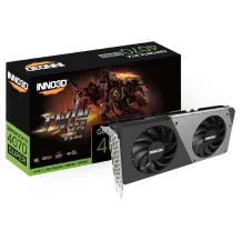 Scheda video Inno3D GEFORCE RTX 4070 SUPER TWIN X2 NVIDIA 12 GB GDDR6X [N407S2-126X-186162N]