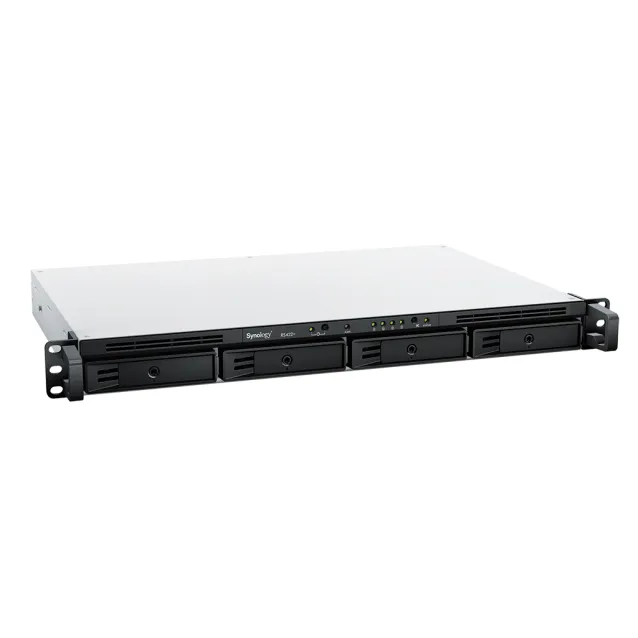 Synology RackStation RS422+ server NAS e di archiviazione Rack (1U) Collegamento ethernet LAN Nero R1600 [RS422+]