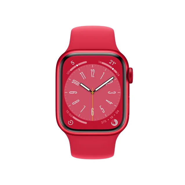 Smartwatch Apple Watch Series 8 OLED 41 mm Digitale 352 x 430 Pixel Touch screen 4G Rosso Wi-Fi GPS (satellitare) [MNJ23FD/A]