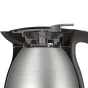 Gastroback Design Advanced Thermo bollitore elettrico 1,7 L 2200 W Nero, Acciaio inossidabile [42426]