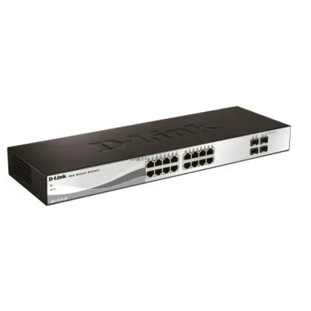 D-Link DGS-1210-20 switch di rete Gestito L2 1U Nero [DGS-1210-20]