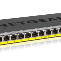 Switch di rete NETGEAR GS116PP Non gestito Gigabit Ethernet (10/100/1000) Supporto Power over (PoE) Nero [GS116PP-100EUS]