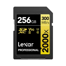 Lexar LSD2000256G-BNNNG memoria flash 256 GB SDXC Classe 10 (256GB Professional 2000x SDH UHS-II Card) [LSD2000256G-BNNNG]