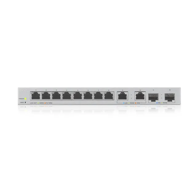 Switch di rete Zyxel XGS1210-12 Gestito 2.5G Ethernet Grigio [XGS1210-12-ZZ0101F]