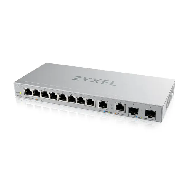 Switch di rete Zyxel XGS1210-12 Gestito 2.5G Ethernet Grigio [XGS1210-12-ZZ0101F]