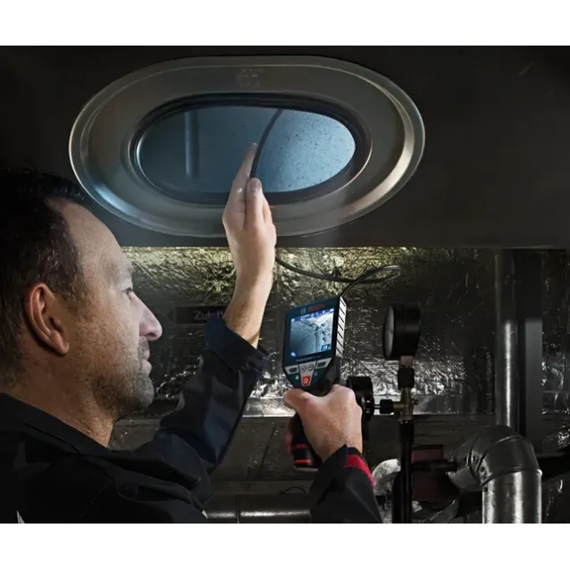 Telecamera da ispezione Bosch GIC 120 C Pro telecamera di industriale 8,5 mm Sonda flessibile e facile gestire