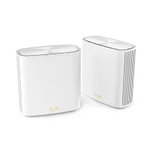 ASUS ZenWiFi XD6 Dual-band [2.4 GHz/5 GHz] Wi-Fi 6 [802.11ax] Bianco 3 Interno (Asus [ZenWiFi XD6S] AX5400 Dual-Band Routers, 2 Pack, 1x GB LAN, WAN, AiMesh Tech, Tri-Core Processor, White) [90IG06F0-MO3B40]