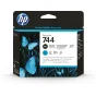 Testina stampante HP di stampa nero fotografico/ciano DesignJet 744 [F9J86A]