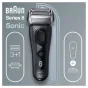Braun Series 8 8413s Rasoio Elettrico Barba, Testina Con Rifinitore Di Precisione 3+1, Tecnologia Sonica E Adattamento Della 40°, Wet&Dry