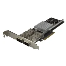 StarTech.com Scheda di rete NIC QSFP+ a doppia porta PCIe - PCI Express Chip Intel XL710 (2 PORT PCIE NETWORK CARD ADAPTER 40GB FIBER INTEL) [PEX40GQSFDPI]