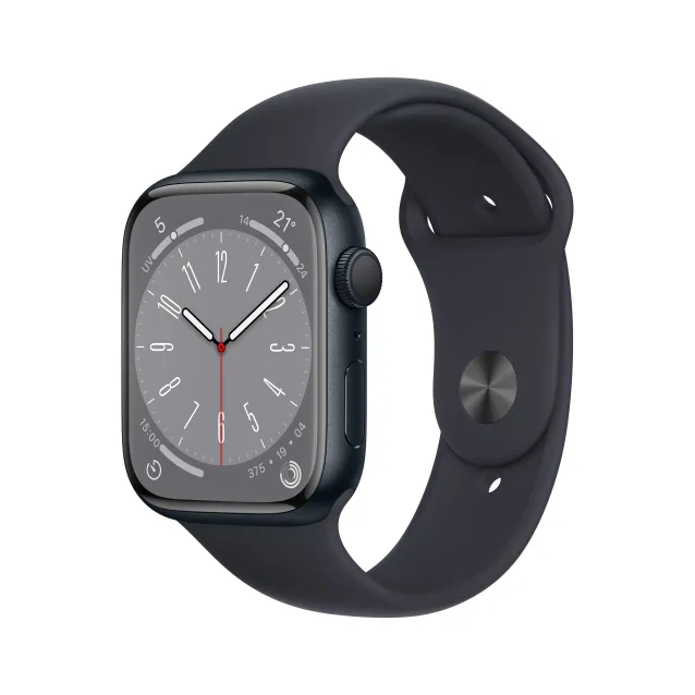 Smartwatch Apple Watch Series 8 OLED 45 mm Digitale 396 x 484 Pixel Touch screen Nero Wi-Fi GPS (satellitare) [MNP13FD/A]