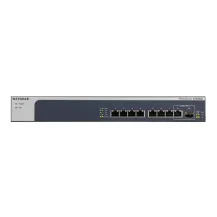 Switch di rete NETGEAR XS508M Non gestito 10G Ethernet (100/1000/10000) Grigio, Argento [XS508M-100EUS]