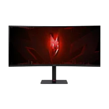 Acer Nitro XV5 XV345CUR V3 Monitor PC 86,4 cm [34] 3440 x 1440 Pixel UltraWide Quad HD LED Nero (87cm 34 ZeroFrame Curved 1000R 180Hz VA WQHD 21:9 1ms/0.5ms[GTG Min.] 300nits HDMI DP Type-C MM Audio out USB2.0x2[2up 2down] HDR10) [UM.CX5EE.304]