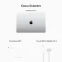 Notebook Apple MacBook Pro 16'' M2 core: 12 CPU 19 GPU 512GB SSD - Argento