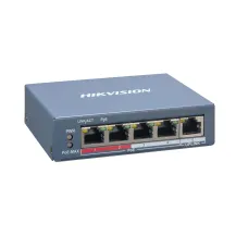 Hikvision DS-3E1105P-EI switch di rete Fast Ethernet (10/100) Supporto Power over (PoE) Blu [301801788]