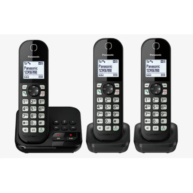 Panasonic KX-TGC 463GB Telefono DECT Identificatore di chiamata Nero [KX-TGC463GB]