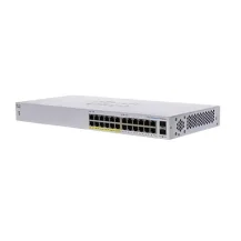 Switch di rete Cisco CBS110 Non gestito L2 Gigabit Ethernet [10/100/1000] Supporto Power over [PoE] 1U Grigio (CBS110 UNMANAGED 24-PORT GE - PARTIAL POE 2X1G SFP SHARED) [CBS110-24PP-EU]