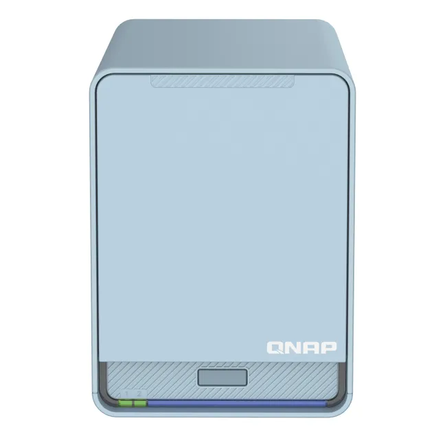 Server NAS QNAP QMiroPlus-201W Desktop Collegamento ethernet LAN Blu J4125 [QMIROPLUS-201W]