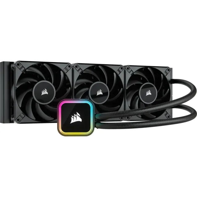 Ventola per PC Corsair iCUE H150i RGB ELITE Processore Raffreddatore di  liquidi tutto in uno 12 cm Nero 1 pz (Corsair Hydro Series Performance  Liquid CPU Cooler - 360mm) [CW-9060060-WW]: info e