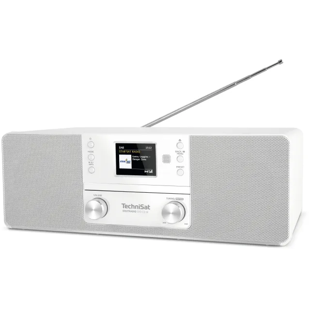 TechniSat DIGITRADIO 370 CD IR Mini impianto audio domestico 10 W Bianco [0001/3949]
