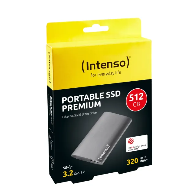 SSD esterno Intenso 512GB Premium Antracite [3823450]