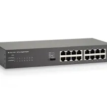 LevelOne GEU-1621 switch di rete Gigabit Ethernet (10/100/1000) Grigio [GEU-1621]