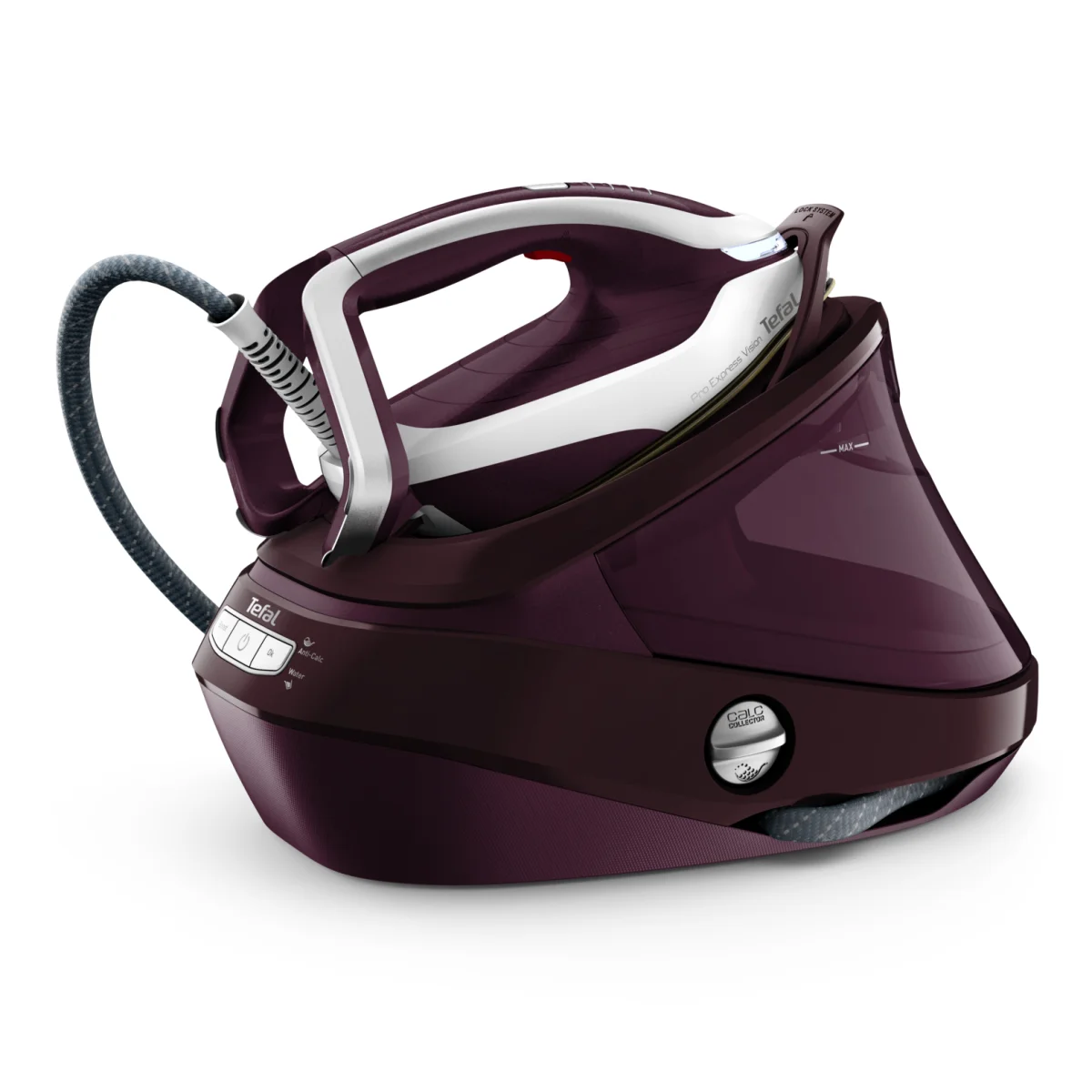 SCOPRI LE OFFERTE ONLINE SU Ferro da stiro con caldaia Tefal Pro Express  Vision GV9810E0 ferro a 3000 W 1,1 L Durilium AirGlide Autoclean soleplate  Rosso, Bianco [GV9810]