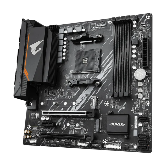 Scheda madre Gigabyte B550M AORUS ELITE AMD B550 Socket AM4 micro ATX [B550M ELITE]