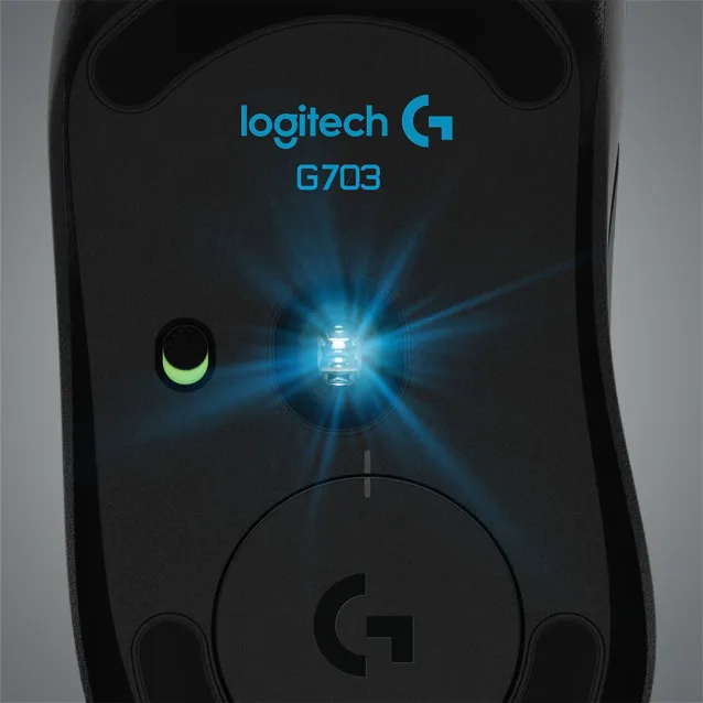 Logitech G G703 Lightspeed mouse Mano destra RF Wireless Ottico 25600 DPI [910-005641]
