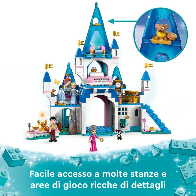 LEGO Disney Princess Il castello di Cenerentola e del Principe azzurro [43206]