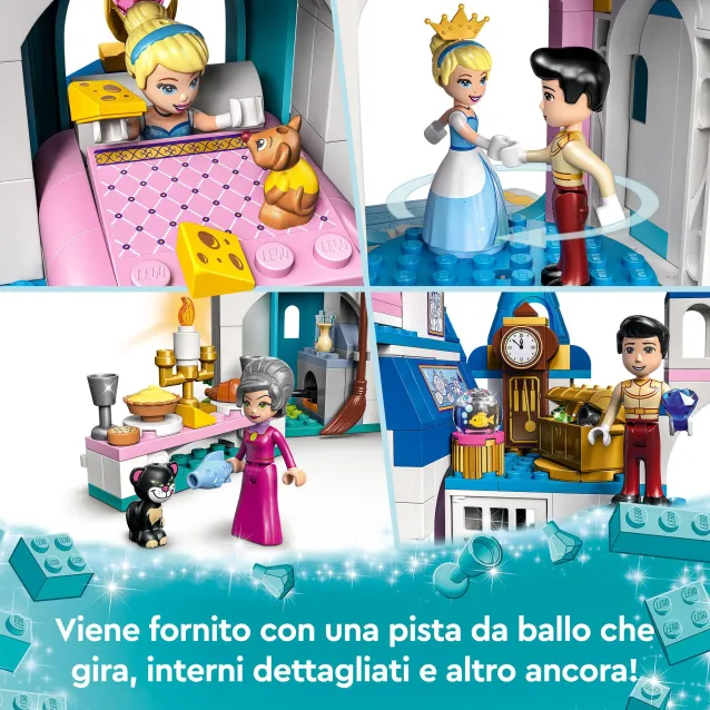 LEGO Disney Princess Il castello di Cenerentola e del Principe azzurro [43206]