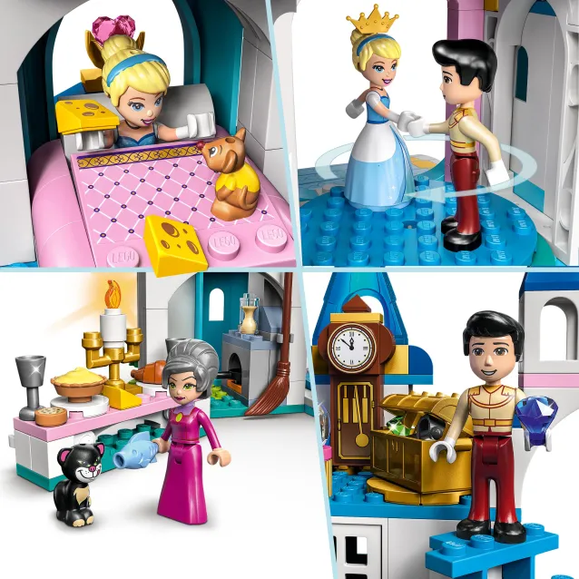 LEGO Disney Princess Il castello di Cenerentola e del Principe azzurro [43206]