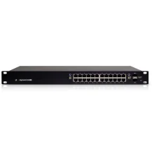 Switch di rete Ubiquiti EdgeSwitch 24 250W Gestito L2/L3 Gigabit Ethernet (10/100/1000) Supporto Power over (PoE) 1U Nero [ES-24-250W]