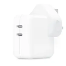 Apple MNWP3B/A Caricabatterie per dispositivi mobili Bianco Interno (35W DUAL USB-C PORT POWER ADAPTER) [MNWP3B/A]