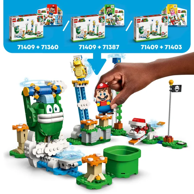 LEGO Super Mario Pack espansione Sfida sulle nuvole di Spike gigante [71409]