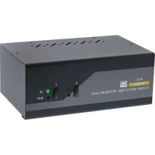 InLine Switch KVM Desktop , 2 porte, Dual Monitor, HDMI, 4K, USB 3.0, Audio [62652I]