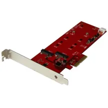 StarTech.com Scheda controller PCI express 2x [ SSD ] M.2 - Adattatore SATA PCIe NGFF (2 SLOT EXPRESS III CONTROLLER CARD ADAPTER) [PEX2M2]