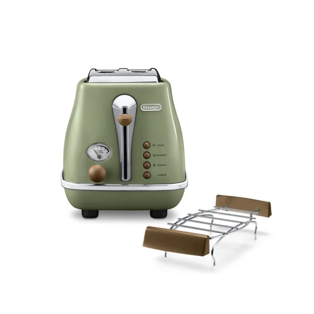 SCOPRI LE OFFERTE ONLINE SU Tostapane De'Longhi 2103.GR 2 fetta/e 900 W  Verde [0176129047]