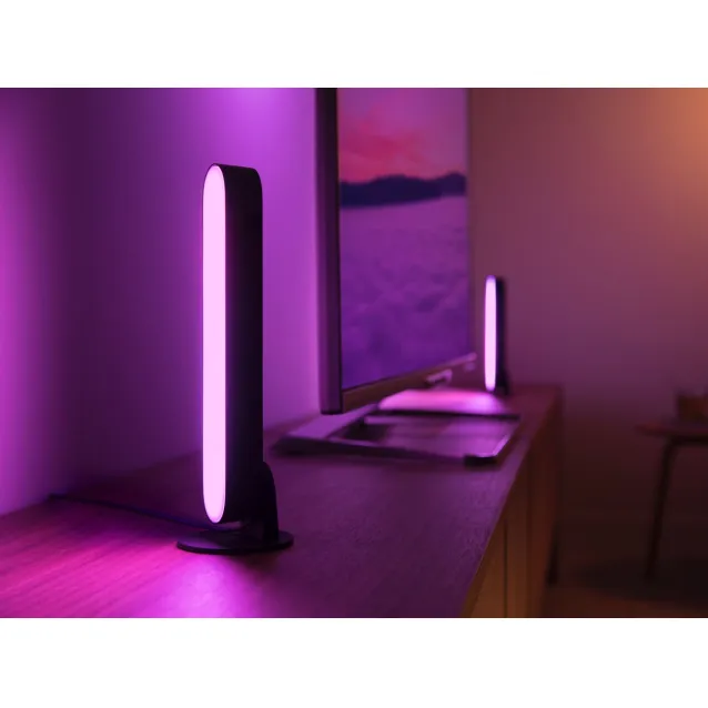 SCOPRI LE OFFERTE ONLINE SU Philips by Signify Hue White and Color ambiance  Ambiance Lampada da Tavolo LED Smart Play, Kit Base con Alimentatore  Incluso, 2 pezzi, Nero [915005733901]